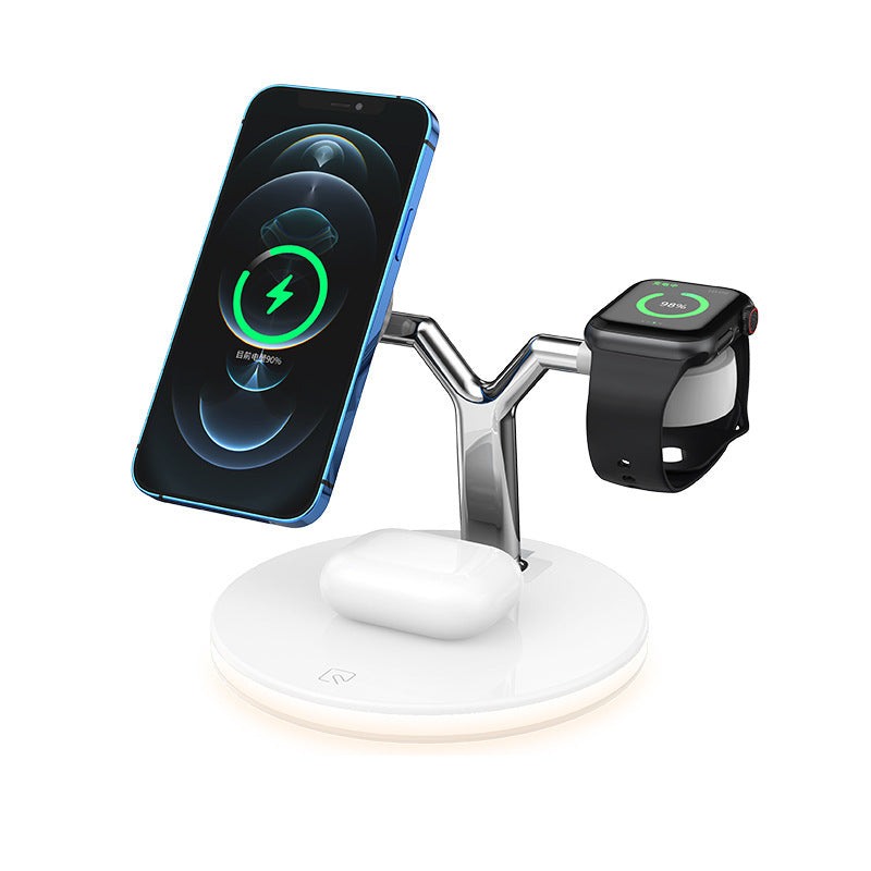 3 In 1 Wireless Charger 15W Fast Charging Station For Magsafe Chargers