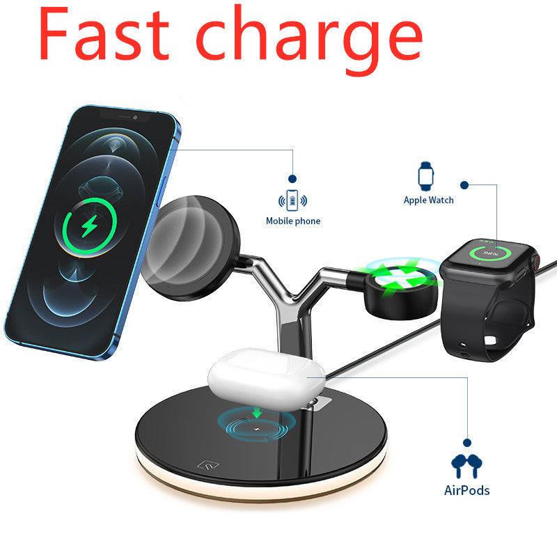 3 In 1 Wireless Charger 15W Fast Charging Station For Magsafe Chargers